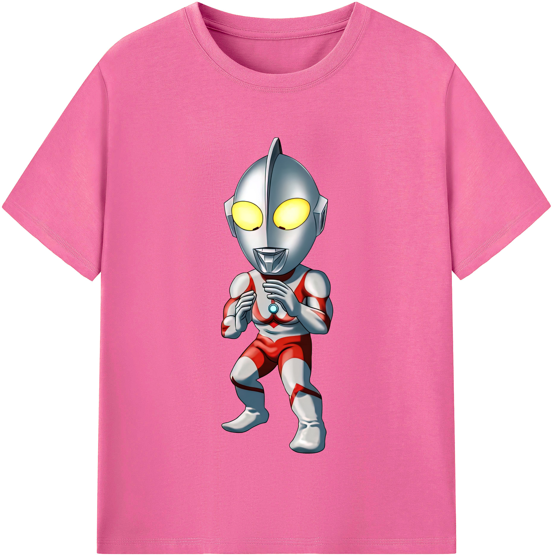 （画像用） ウルトラマン Ultraman レディースカジュアルプリントTシャツ（綿100％）